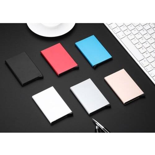 Wholesale Antimagnetic Credit card case Office Business card box Name card holder