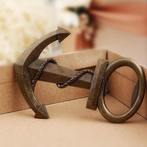 Anchor Shaped Beer Bottle Opener Creative Gift for Wedding Birthday Wine Opener Cooking Tools