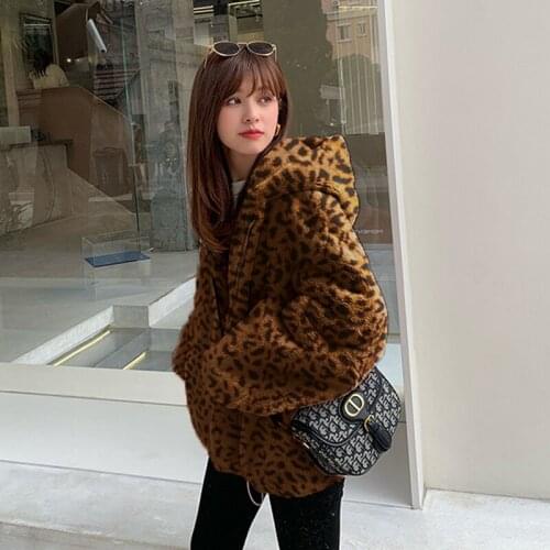 Faux Fur Coat Fur Coat Women Jacket Womens Winter Jacket Plus Velvet Coats Woman Winter 2021 Solid Overcoat Female Plush Jacket