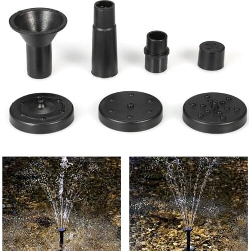 9V Floating Solar Fountain Garden Water Fountain Pool Pond Decoration Solar Panel Powered Water Pump Fountain Garden Decoration