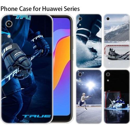 Luxury Silicone Case I Love ICE Hockey for Huawei NOVA 5i Mate 30 Lite Y9 Prime P Smart Z Plus 2019 Honor 8S 8A 9X 20 Pro Cover