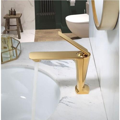 Tuqiu Hot Cold Colorful Basin Faucet Bathroom Rotation Sink Faucet Single Lever Brass Crane Water Mixer