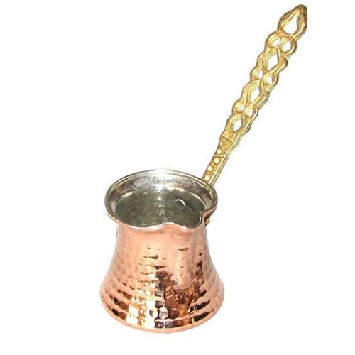 Turk Turkish Coffee Pot Coffee Turk Turkish Copper Coffee Maker for Turk Cezve Cafeteria Metal Handle Cevze