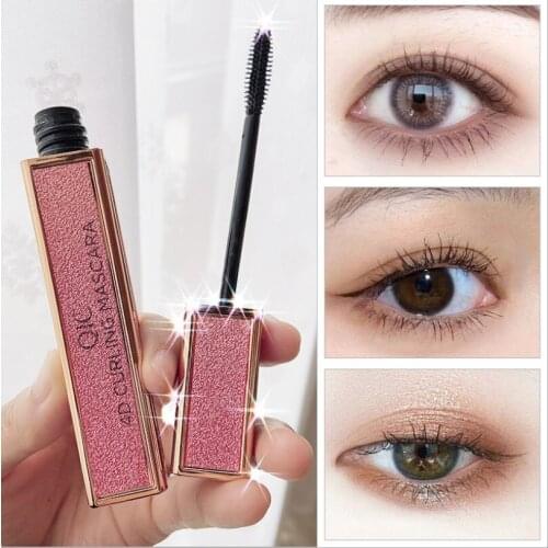 Fiber Lash Mascara Long Curling Mascara Makeup Eyelash Black Quick Dry Waterproof Lengthening Fiber Mascara YH2179