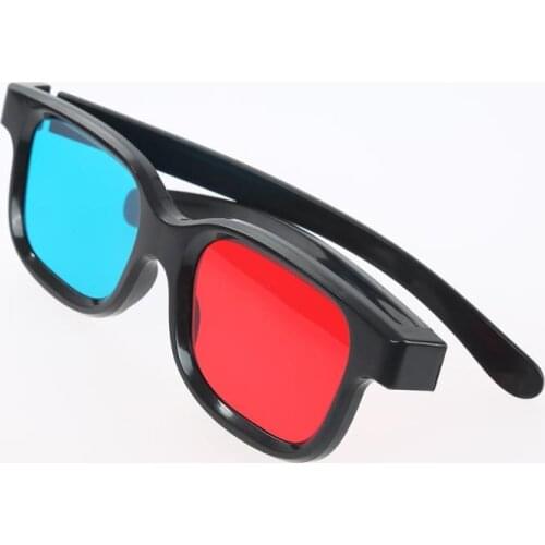 Universal 3D Glasses For Dimensional Anaglyph TV Movie DVD Game Red Blue VR Glasses For 3D Movies 3D Games Vision Camera