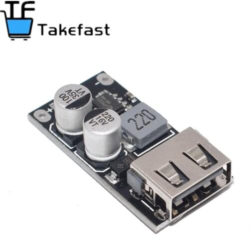USB QC3.0 QC2.0 USB DC-DC Buck Converter Charging Step Down Module 6-32V 9V 12V 24V to Fast Quick Charger Circuit Board 5V