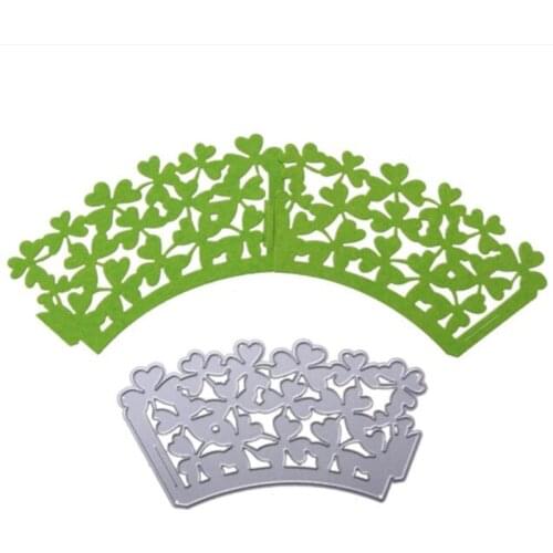 YLCD1570 Clover Cake Frame Metal Cutting Dies For Scrapbooking Stencils DIY Album Cards Decoration Embossing Folder Die Cuts New