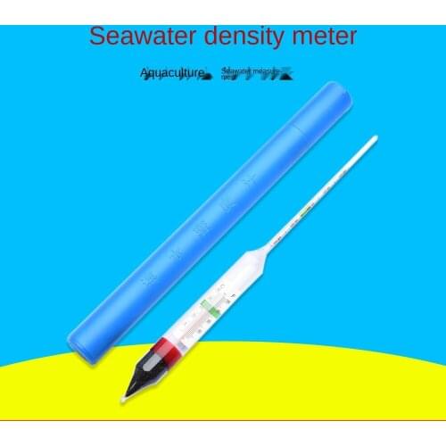 1pc hydrometer density meter densitometer densimeter 1.000-1.040 Warm seawater density meter attached salt water Densitometers