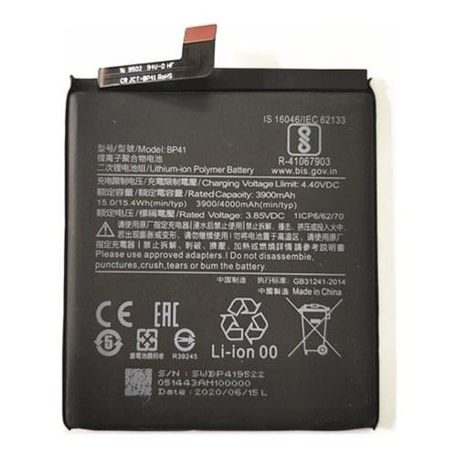 100% New High quality BP41 Battery for Xiaomi Redmi K20 / Mi 9T MI9T Smart cell phone 4000mAh Replacement