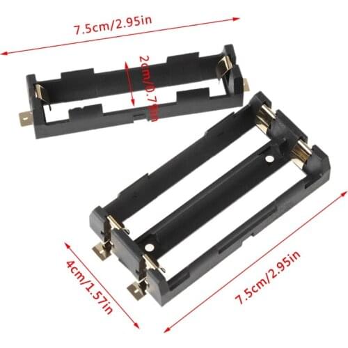 1x 2x 18650 Series Batteries Holder Box Storage Case Container With Bronze Pins Jy17 19 Dropship