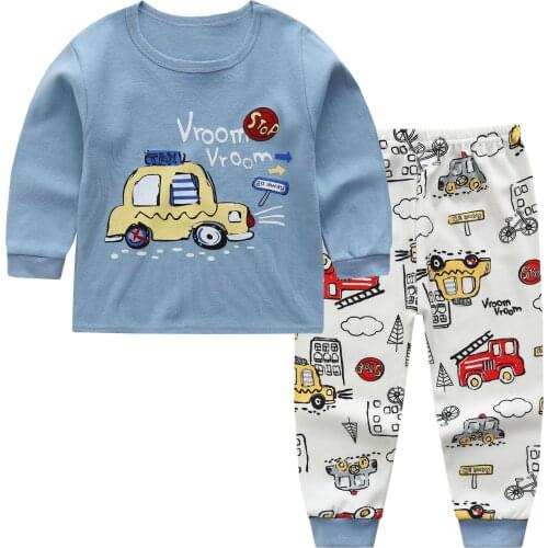 ZWF1186 Clothing For Baby Girls Clothes Set 2021 Autumn Winter Baby Boys Clothes T-shirt+Pants 2pcs Suit Baby Costume