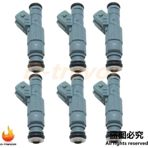 6pcs New Fuel Injector 0280155830 for Vol-vo Turbo S70 V70 2.3 2.4 5CYL