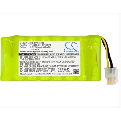 Cameron Sino 2000mAh battery for DRANETZ HDPQ-Guide HDPQ-Visa HDPQ-Xplorer HDPQ-Xplorer400 118348-G1 BP-HDPQ
