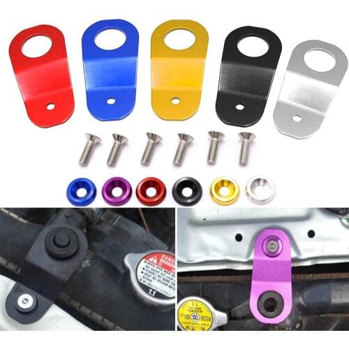 Aluminum Car Radiator Stay Bracket for Honda Civic EK 96-00 Racing Refrigeration Bracket Car Radiator Stay