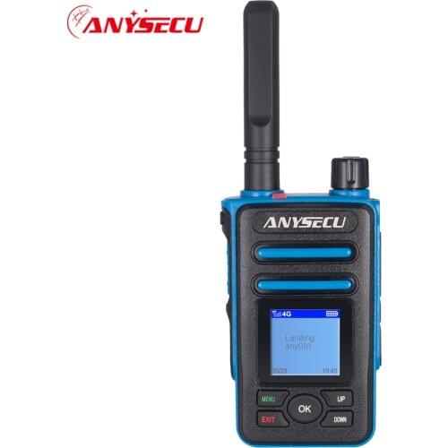 Anysecu 4G LTE 3G CDMA Network Radio F8 Plus SIM Card Mobile Phone POC Walkie Talkie only Work with Realptt Platform
