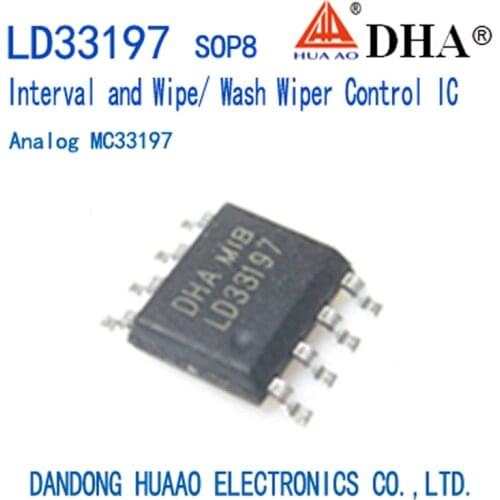 LD33197 MC33197 Automotive Car Interval and Wipe/ Wash Wiper Relay Control ASIC SOP8