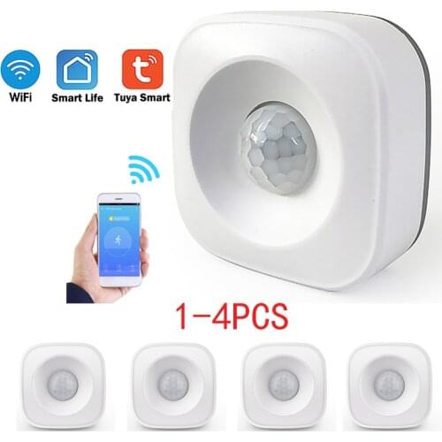 Wifi Human Body Infrared Alarm Sensor Wireless Smart Body Movement PIR Motion Sensor For Tuya Smart Life App No Gateway Required