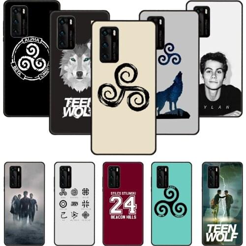Phone Case For Huawei P20 P30 P40 P Smart Z + P10 Mate 30 10 20 Lite Pro Black Cover Teen Wolf TV series Dylan O’Brien
