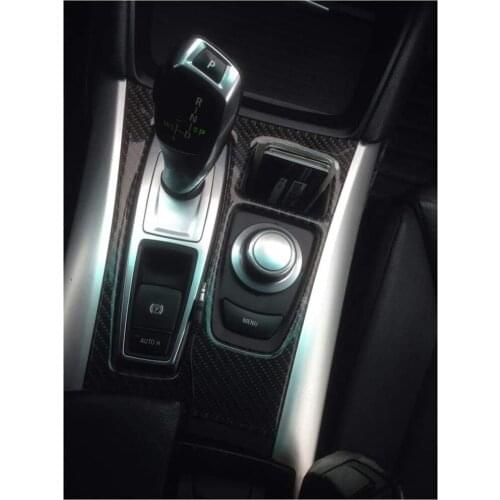 Central Control Decor Frame Gearshift Panel Decoration Cover Trim Sticker for Left Hand Drive BMW X5 2008-2013 X6 2009-2014