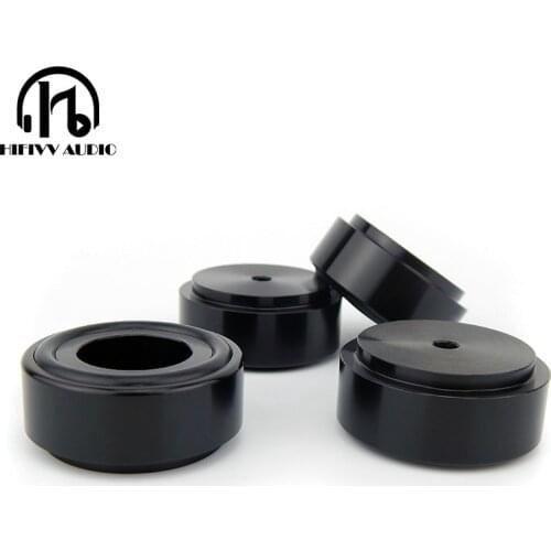 HIFI audio amp Speaker Feet Spikes Machine Mats Pads 4PCS Diameter 39mm height 17mm Power amplifier Aluminum feet