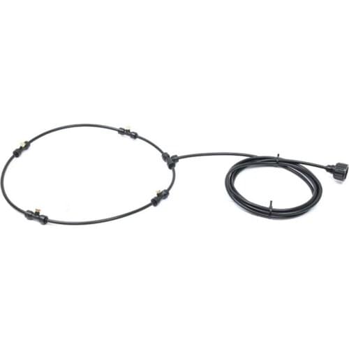 Misting Fan Ring Water Mist Fog Sprayer Spray System Water Spray Kit Gardening Plant Watering Yard Garden Tools Accessories