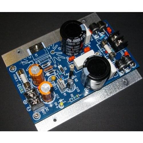 LT1083 ultra-low noise straight heat pipe filament power supply board. Suitable for 101, 2A3, 300B