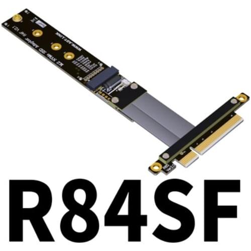 M.2 key-M NVMe SSD Extension Cable Riser Card 8x PCI-Express 3.0 PCIE Full Speed 32G/bps M Key Extender