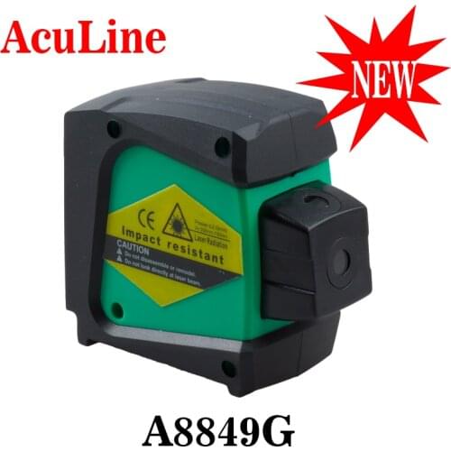 ACUANGLE A8849G Mini 3 dots three point Green Laser Level (Auto Self-Levelling In the Range of 3 Degrees )