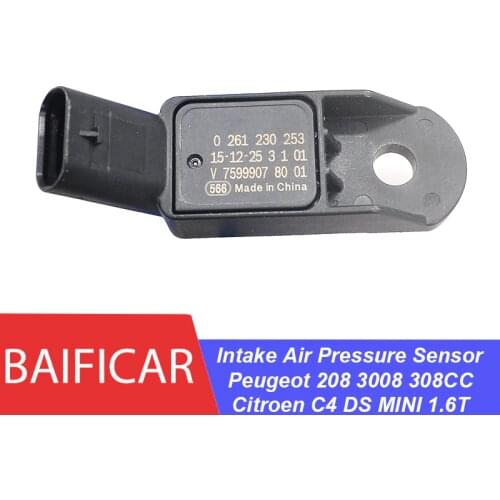 Baificar Brand New Genuine Intake Air Pressure Sensor MAP Sensor 1922W0 For Peugeot 208 3008 308CC Citroen C4 DS MINI 1.6T