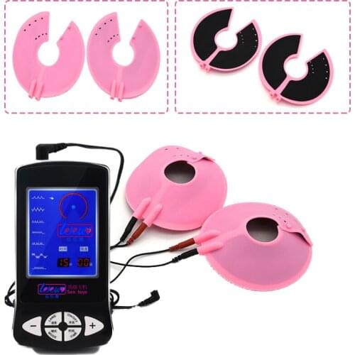 Sex Machine Electro Shock Therapy Adult Sex Toys For Woman Electric Nipple Pads Breast Massage Sex Machine Medical Themed Toys