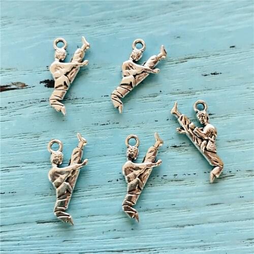 30pcs Karate Kick Connector Charms For Men Jewelry DIY Necklace Bracelet Key Chain Aesthetic Accessories Jewelry Making Supplies