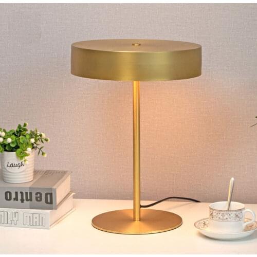 Modern LED Golden Table Lamps Industrial Lamp Restaurant Bar Table Light Bedroom Bedside Living Room Home Decor Light Fixtures