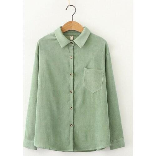 YIEELACOO Women's Corduroy Shirts