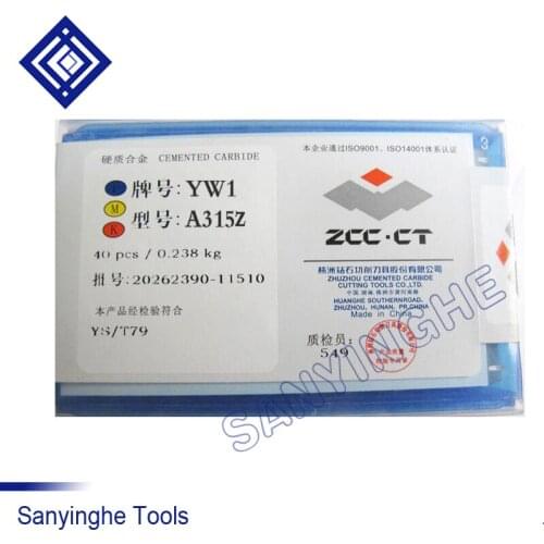 Free shipping sanyinghe YW1 A315Z carbide-tipped turning tool brazed carbide turning inserts external cutting tool (40pcs/lots)