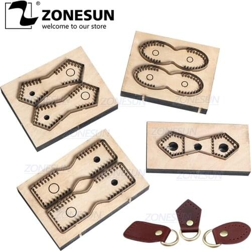 ZONESUN Leather Handbag Accrssory Cutting Die Zipper Holder Leather Embossing Tool For Die Cutting Machine DIY Handicraft Cut
