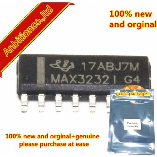 10pcs 100% new and orginal MAX3232ECSE SOP-16 in stock