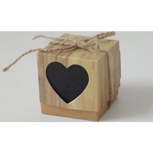 10pcs Heart Shaped Kraft Paper Candy Boxes Travel Classic Theme Elegant Style Gift Box Wedding Birthday Anniversary Favor Boxes