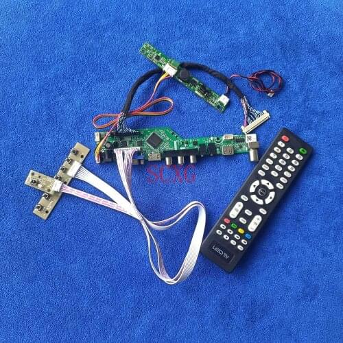 1920*1080 WLED AV VGA USB HDMI-compatible Monitor drive board For LM215WF4-TLA1/TLE1/TLG1/TLH1/TLJ1/TRA1 KIT 30-Pin LVDS Analog