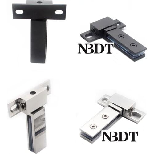 2Pcs/Lot 304 Stainless Steel Polished Matte Black Self Close Force Adjustable Glass Door Pivot Hinge Shower Enclosure