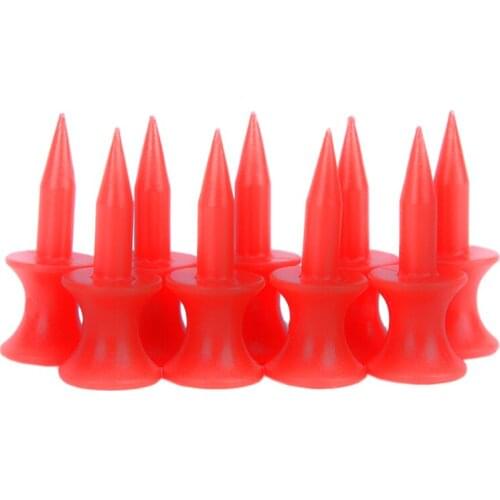 50Pcs Portable Golf Training Aids Outdoor Golfer Accessory For Golfer 45gTo Carry Plastic Double-deck Golf Tees 31mm