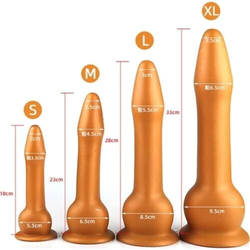 ANAL TOYS Large Dildo Butt Plug Vaginal Anus Dilator G SPOT Stimulator Big Anal Plug Adult Erotic Sex Toy for Men Woman gay