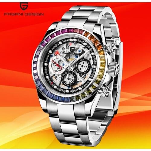2021PAGANI Design Fashion Brand Automatic Mechanical Watch for Men Stainless Steel Waterproof Business Watches Relogio Masculino