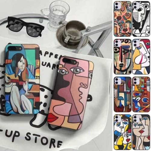 Picasso Abstract Art Painting Phone Case Fundas Shell Cover For Samsung A51 A52 A71 A72 A80 A91 A20E A32 A31 A21 A11