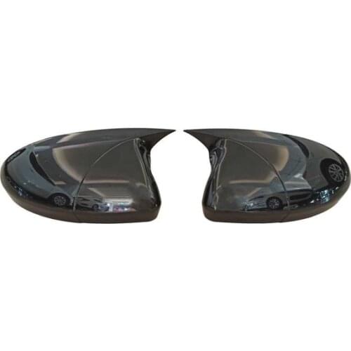 Roxform Batman Mirror Cover Piano Black Car Exterior Accessories Tuning For Renault Megane 4 2016 2017 2018 2019 2020 2021