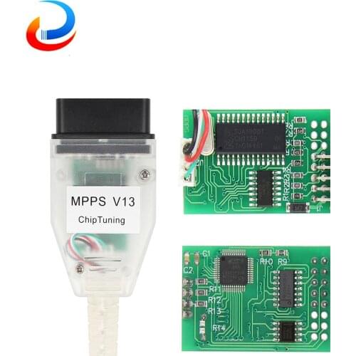 MPPS V13.02 ECU Programmer Chip Tunning tool SMPS 13.02 For EDC15/EDC16/EDC17 OBD Cable OBD2 Car Auto Diagnostic Tool