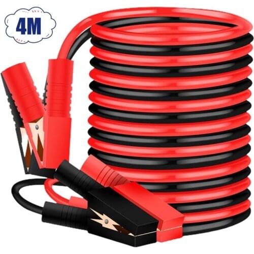 2000A Car Battery Booster Cable 13.12/9.84ft Car Emergency Power Start Cable Auto Battery Booster Jumper Cable Copper Power Wire