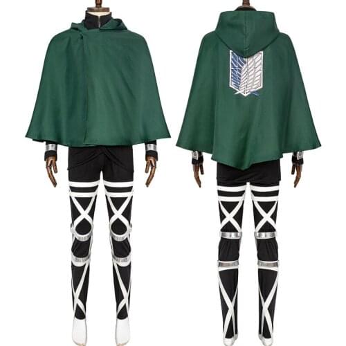 Attack on Titan Scout Legion Cosplay Costume Adult Clothings Halloween Full Props Suit
