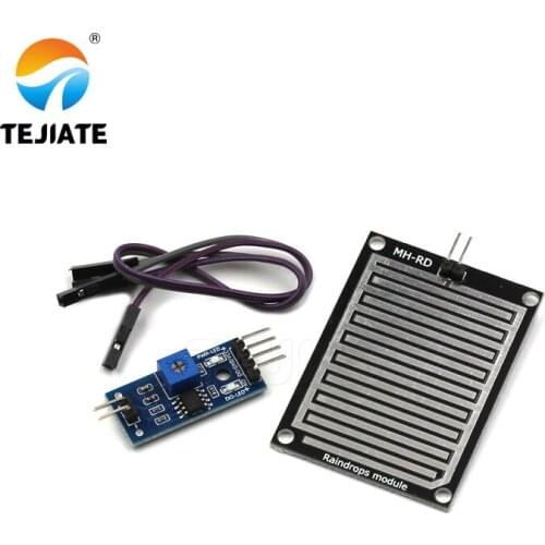 1PCS Raindrop Reaction Module Rain Sensor Large-area Weather Perception Modular Unit