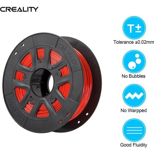 Creality 3D 3d printer filament Printer PLA Filament 1.75mm 1kg/2.2lbs Filament Dimensional Accuracy +/- 0.02 mm PLA Filament