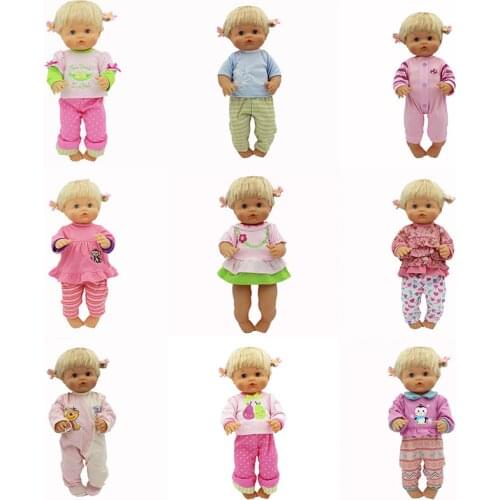 New Fashion suits doll Clothes Fit 42cm Nenuco Doll Nenuco su Hermanita Doll Accessories